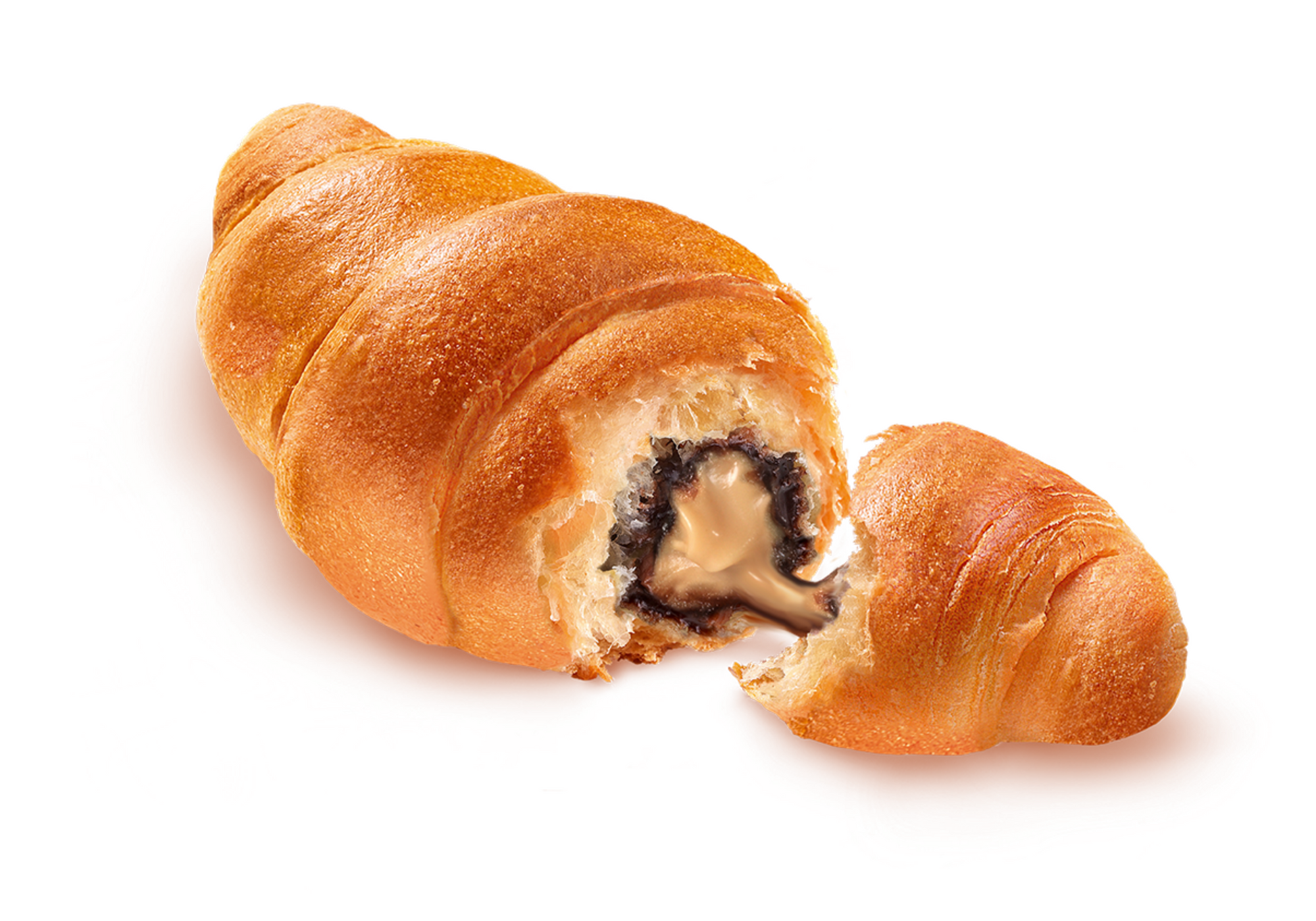 peanut butter chocolate croissant in packaging