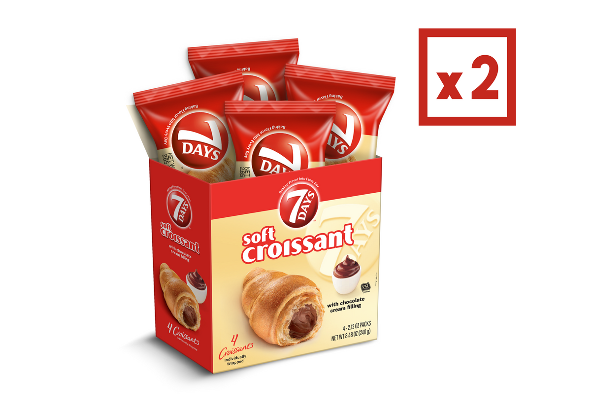 chocolate filled croissants 2 boxes
