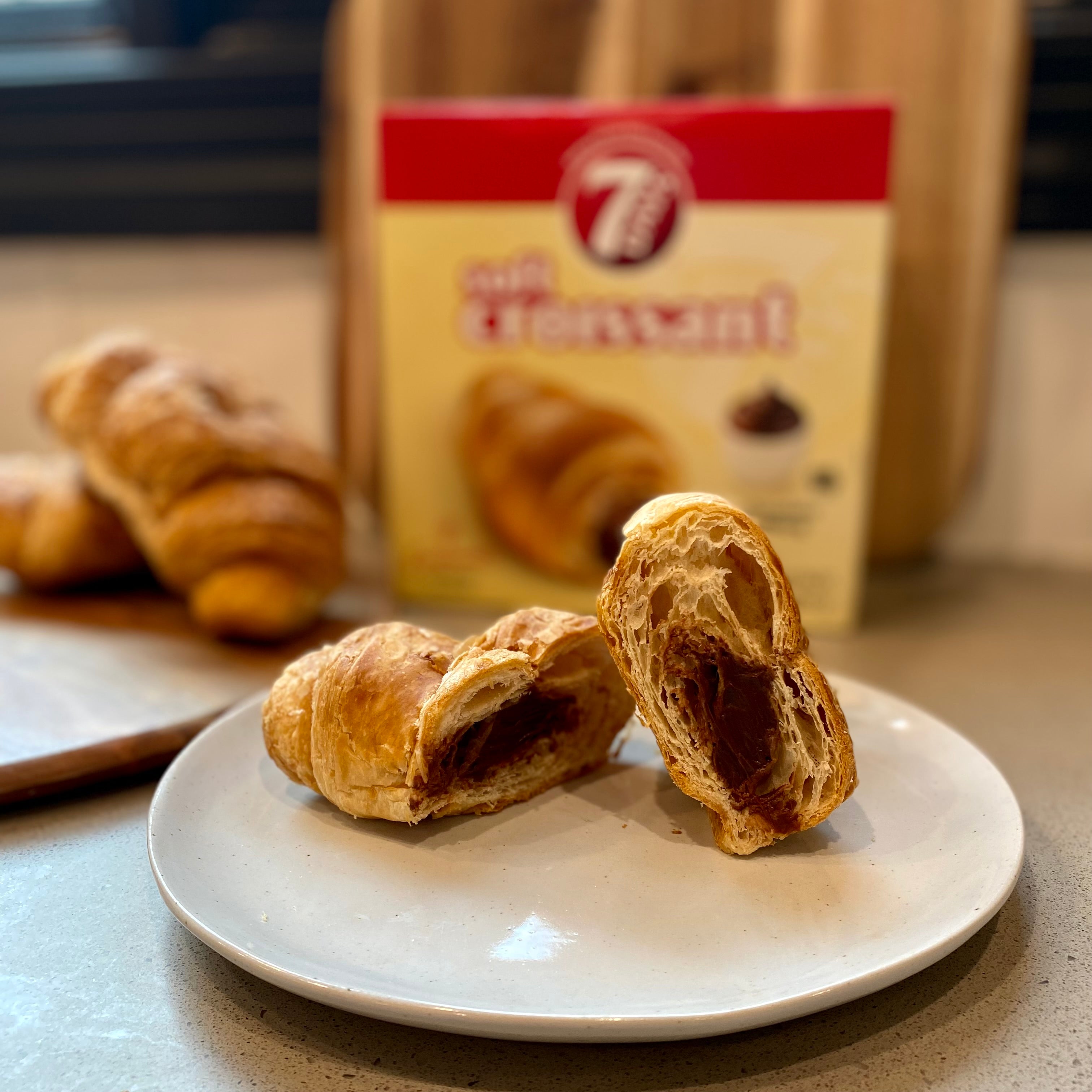 Soft Croissant, 2 Flavor Variety Pack: 12 Chocolate, 12 Strawberry