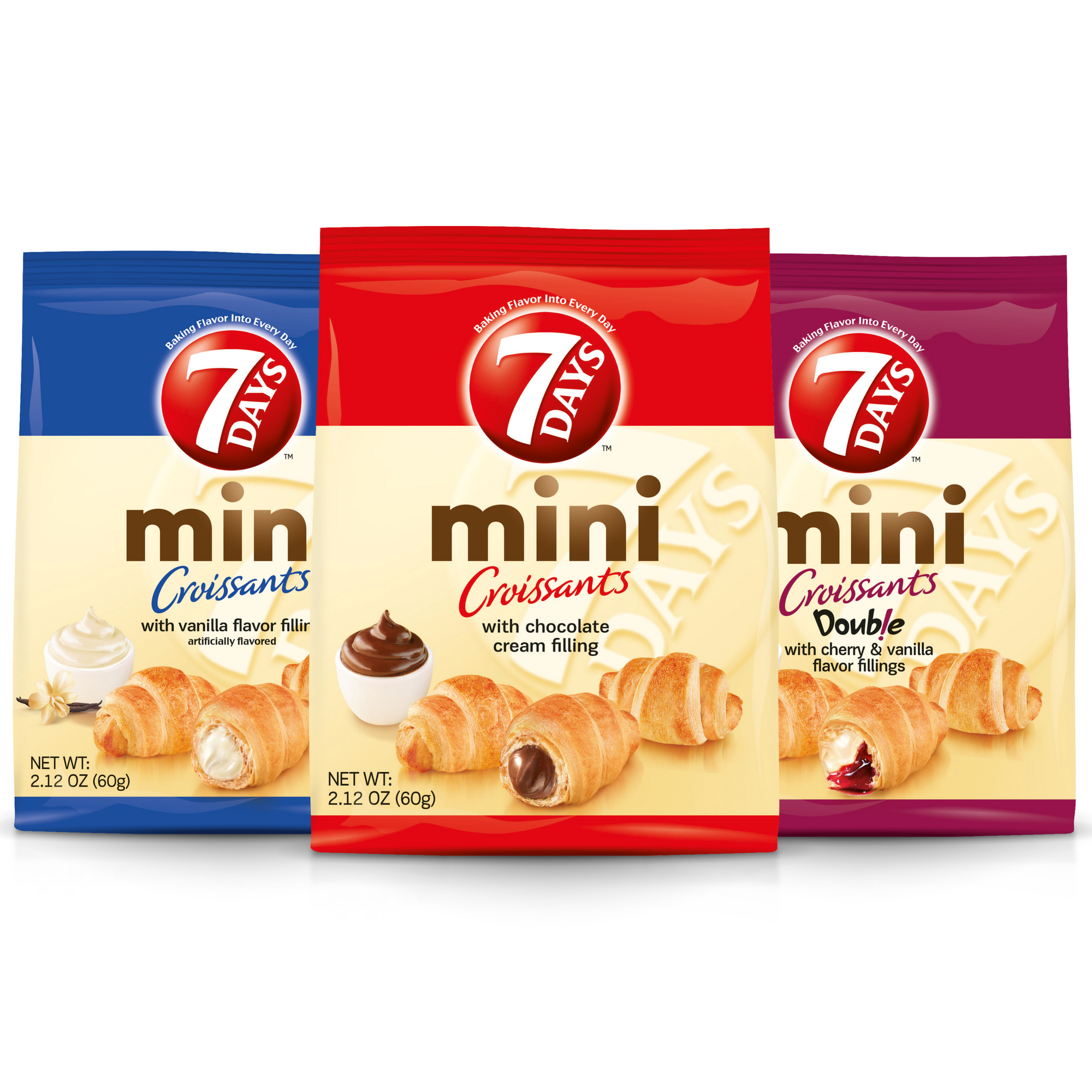 variety pack of mini croissants 2.12 oz pack of 15 or 30