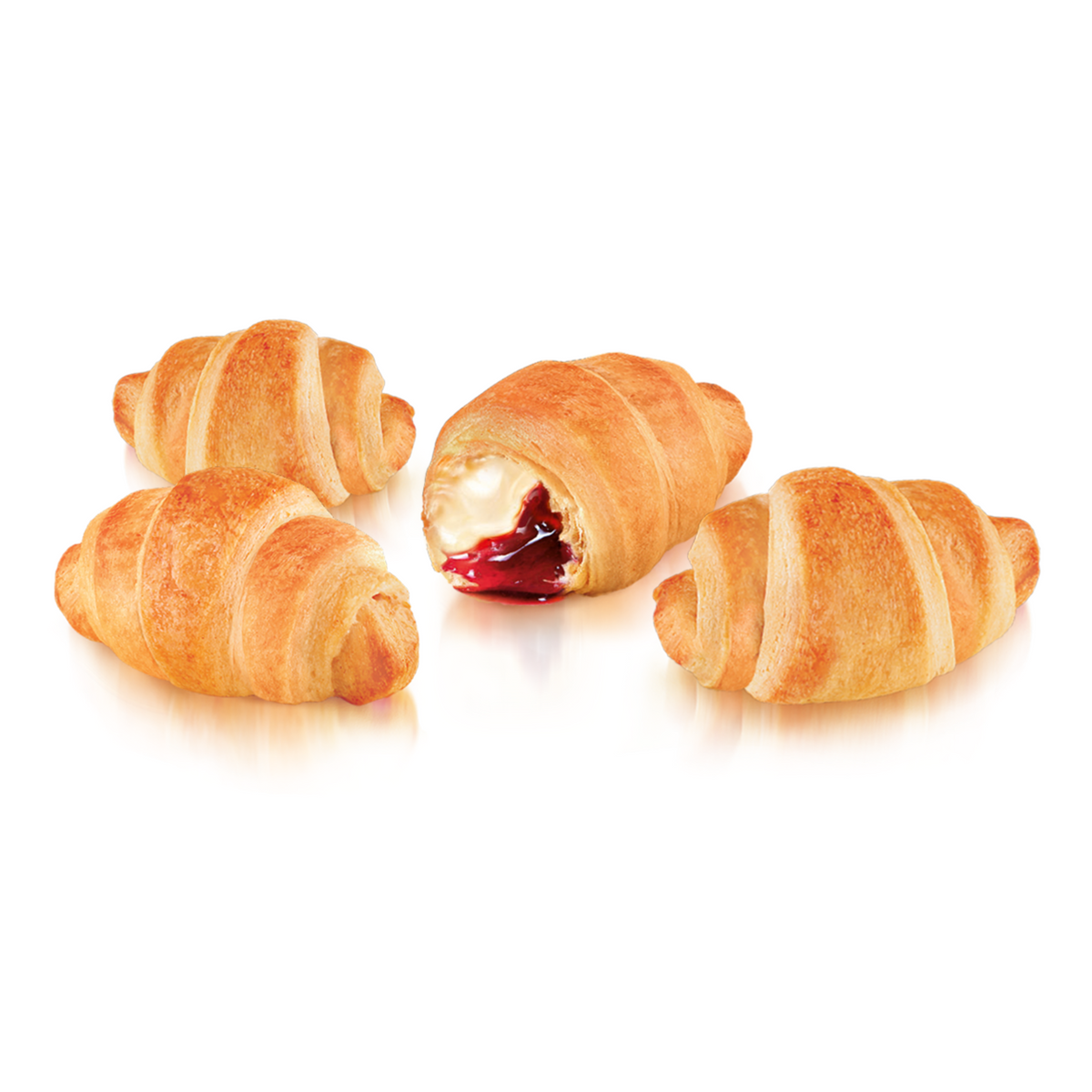 cherry vanilla mini croissant